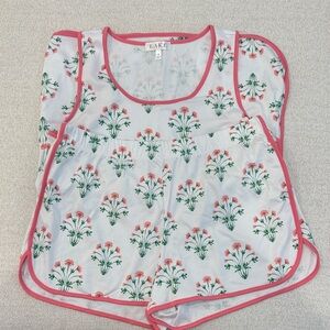 Lake Pajamas Tank Shorts set